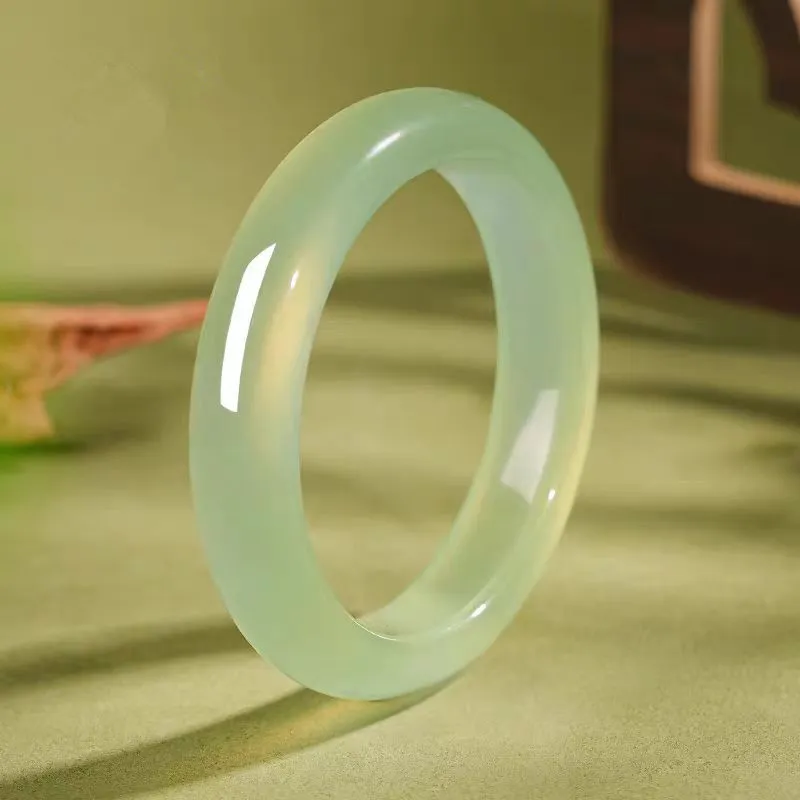 Zhen Yu Zhen Pin Serpentine Jade Bangles Unisex-1