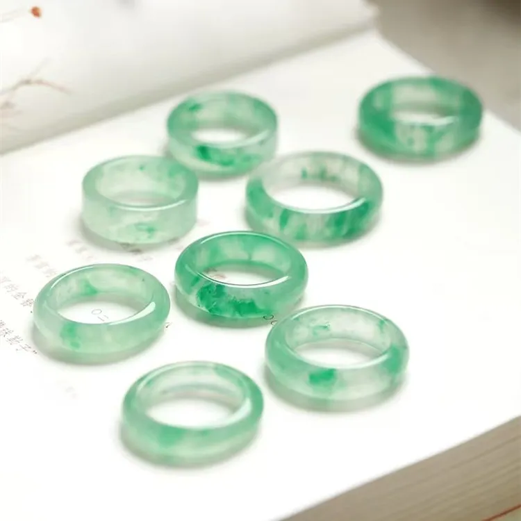 Zhen Yu Zhen Pin Dulong Jade Rings Unisex-4