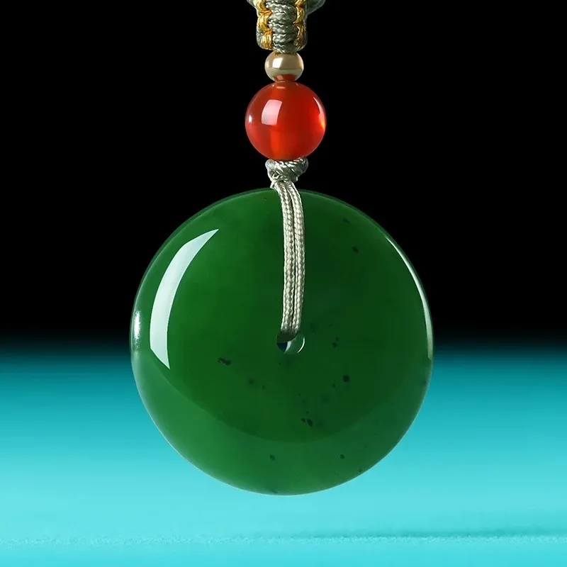 Zhen Yu Zhen Pin Hetian Jade Necklaces Jasper Unisex-2
