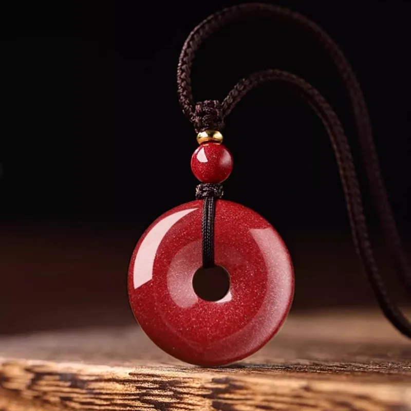 Zhen Yu Zhen Pin Reconstructed Cinnabar Necklaces Unisex-1