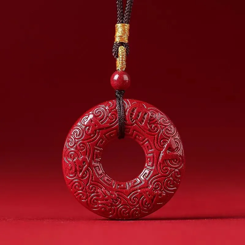 Zhen Yu Zhen Pin Reconstructed Cinnabar Necklaces Unisex-2