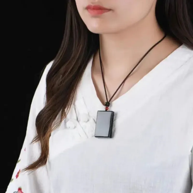 Zhen Yu Zhen Pin Hetian Jade Pendants Green Jade Unisex-2