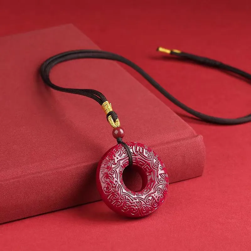 Zhen Yu Zhen Pin Reconstructed Cinnabar Necklaces Unisex-3