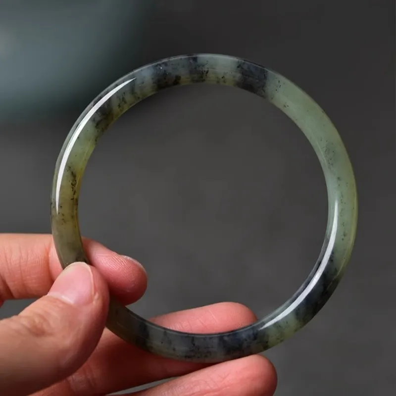 Zhen Yu Zhen Pin Bangles Green Jade Unisex-4