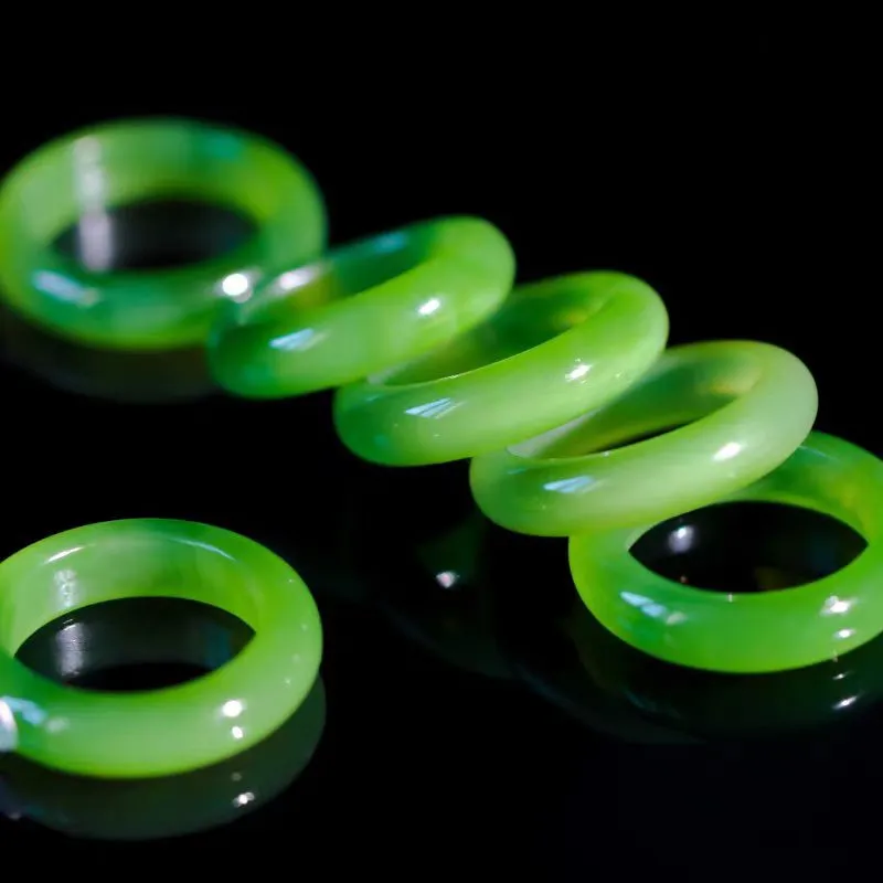 Zhen Yu Zhen Pin Hetian Jade Rings Jasper Unisex-4