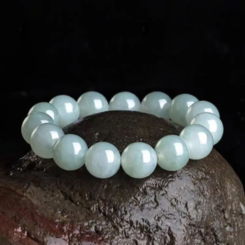 Zhen Yu Zhen Pin Glutinous Jade Bracelets Unisex-1