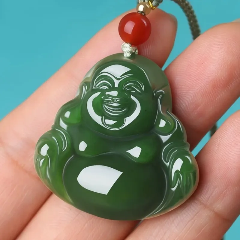 Zhen Yu Zhen Pin Hetian Jade Necklaces Jasper Unisex-3