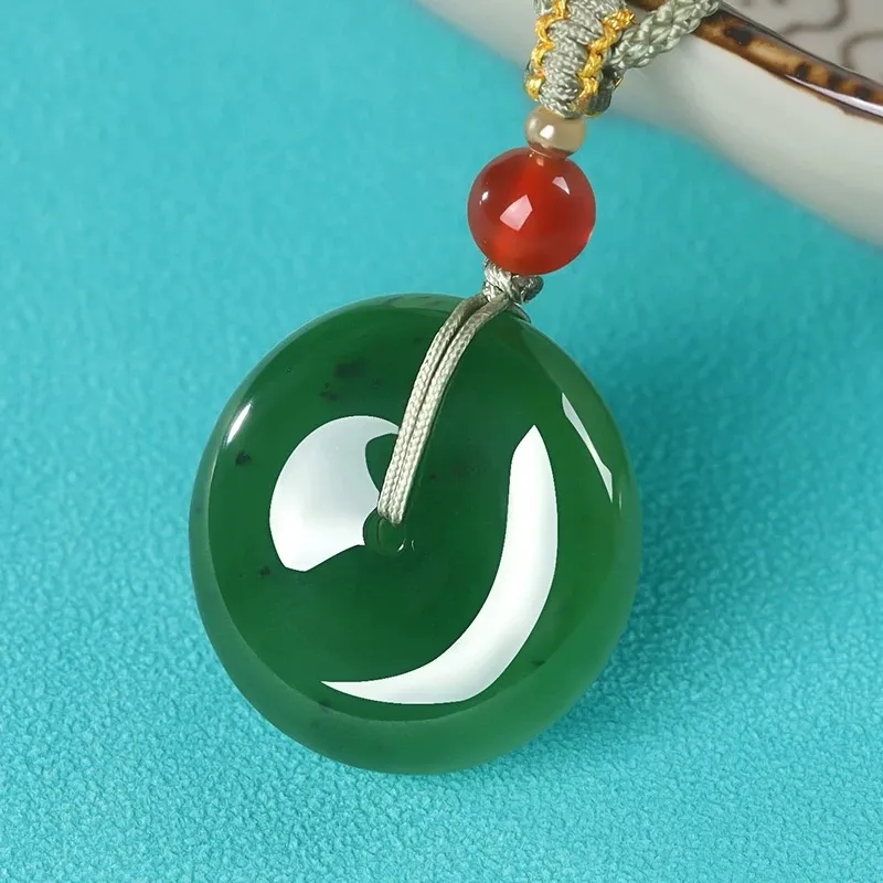 Zhen Yu Zhen Pin Hetian Jade Necklaces Jasper Unisex-1