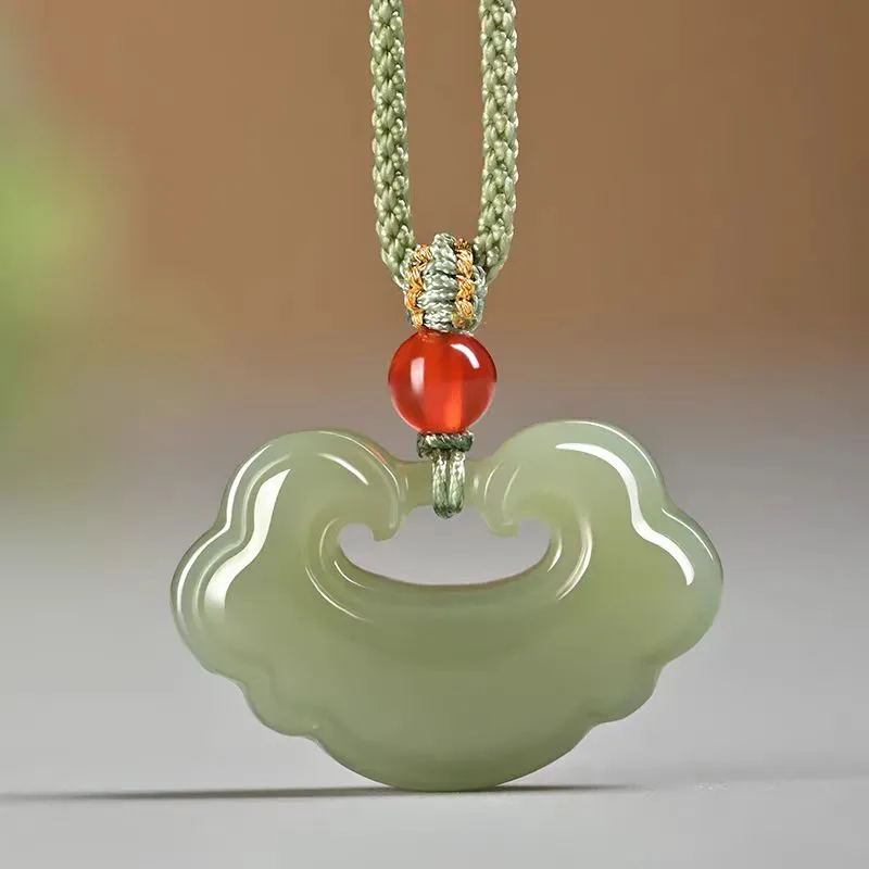 Zhen Yu Zhen Pin Hetian Jade Necklaces Unisex-4