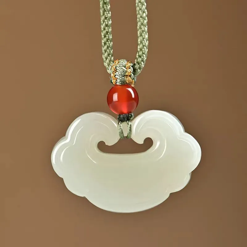 Zhen Yu Zhen Pin Hetian Jade Necklaces Unisex-1