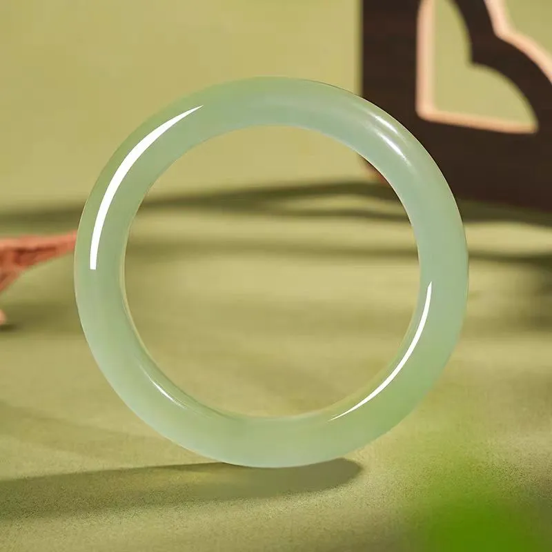 Zhen Yu Zhen Pin Serpentine Jade Bangles Unisex-3