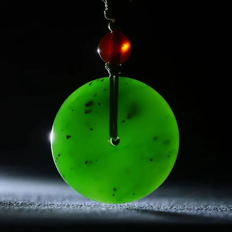 Zhen Yu Zhen Pin Hetian Jade Necklaces Jasper Unisex-3