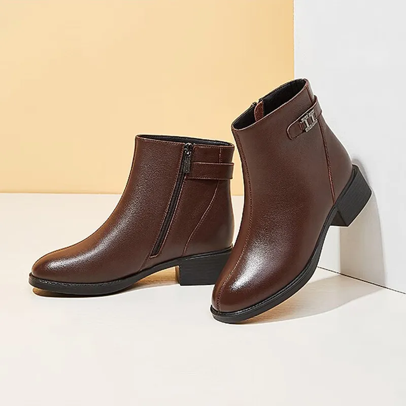 AOKANG Ankle Boots Women's ' Currently Out Of Stock '-1