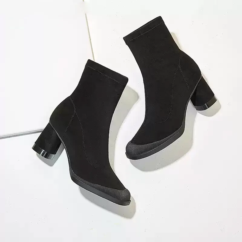 AOKANG Ankle Boots Women's Black-4