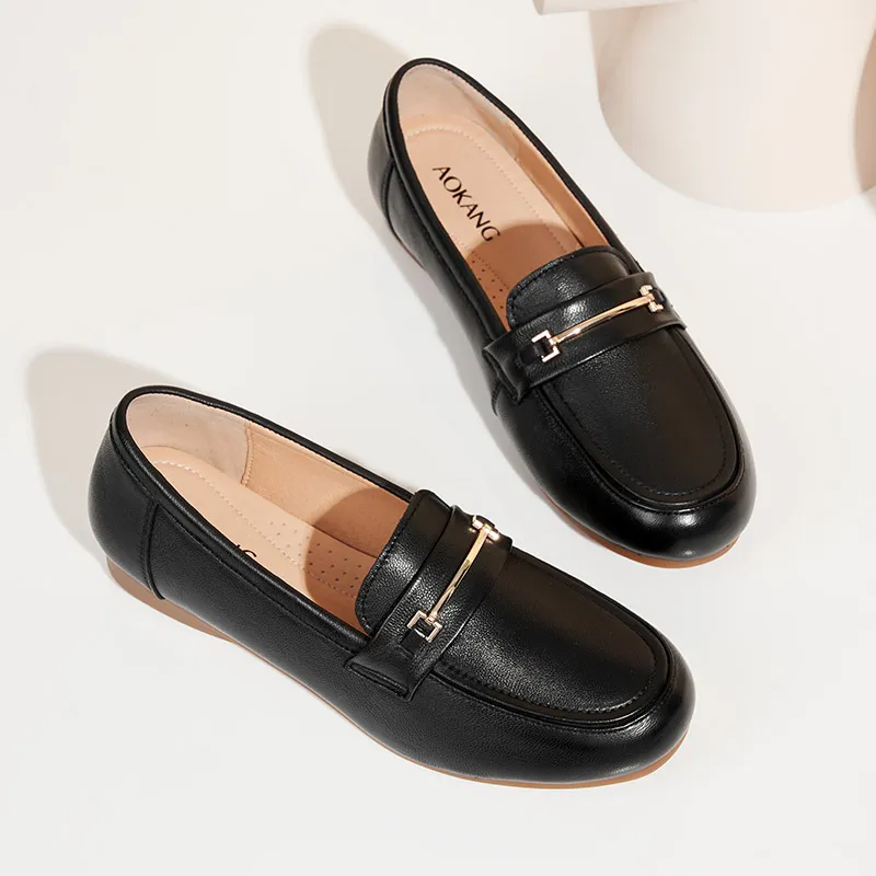AOKANG Loafers Women's Black-2