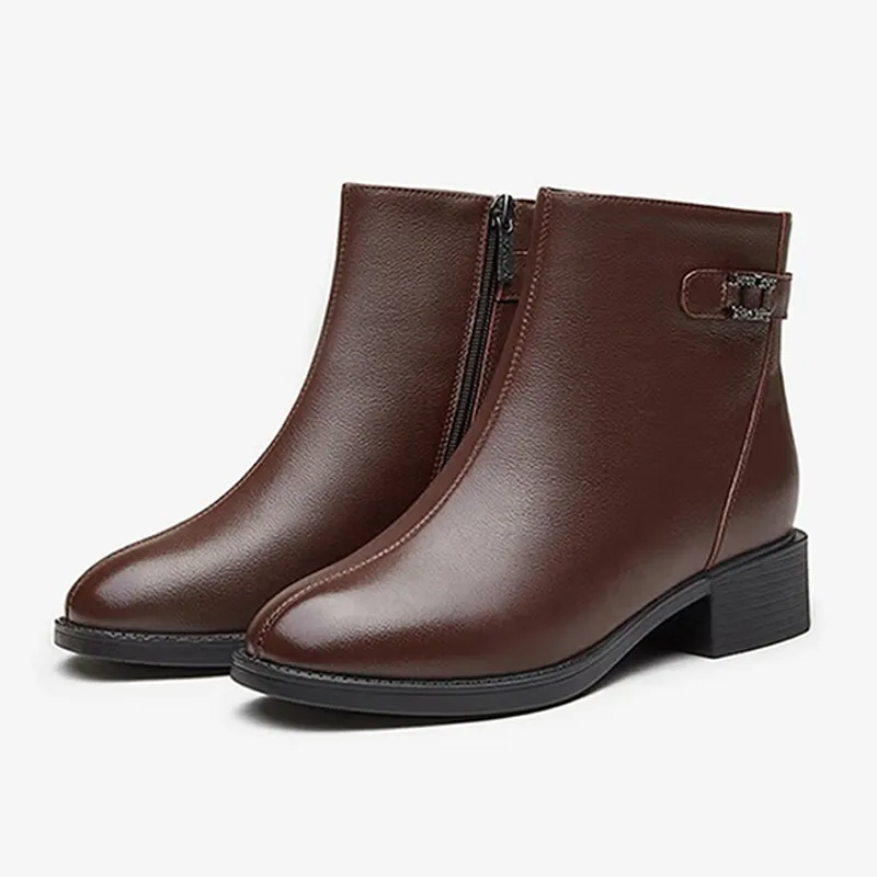 AOKANG Ankle Boots Women's ' Currently Out Of Stock '-4