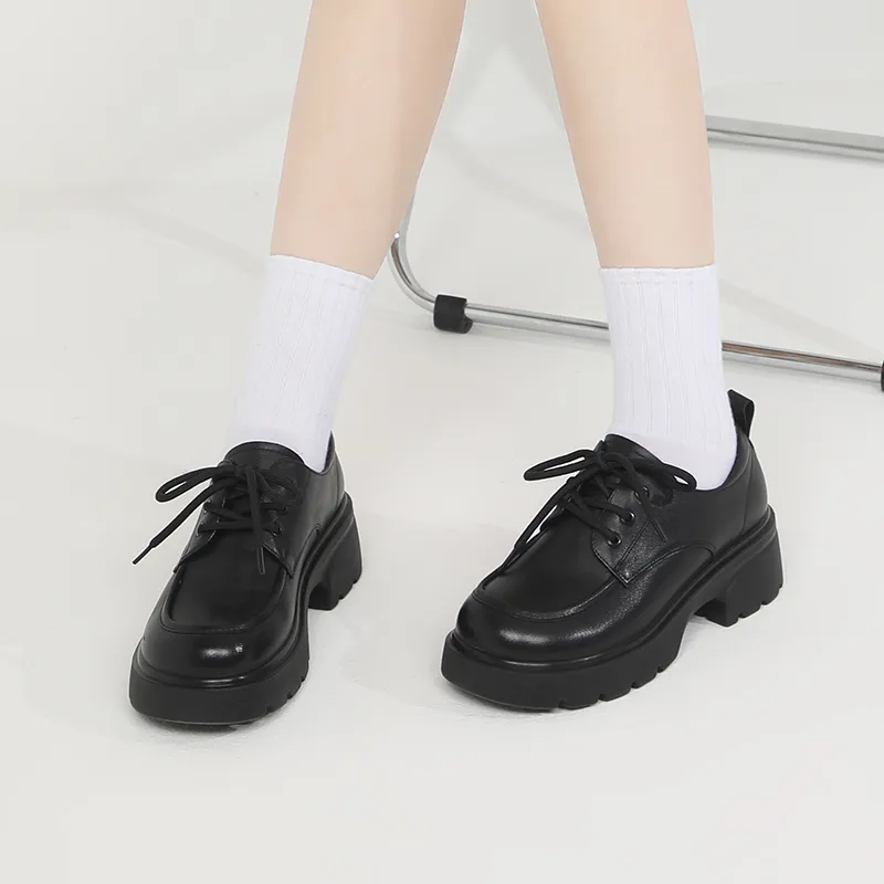AOKANG Casual Height Increasing Platform Unlined Shoes Women's-9