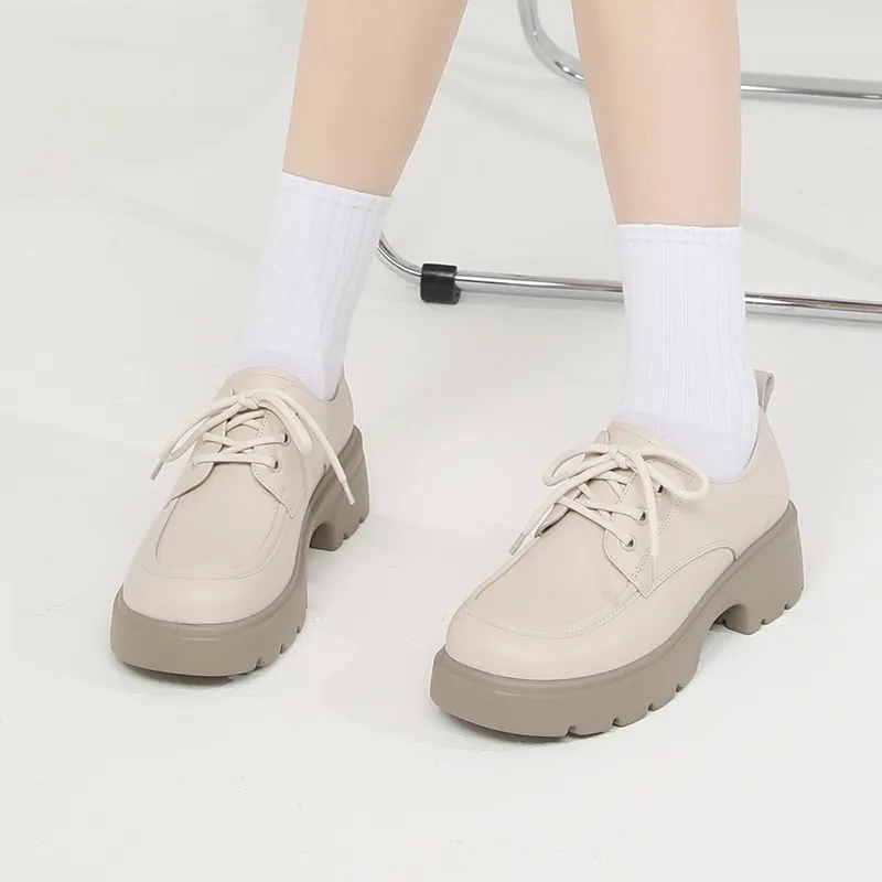 AOKANG Casual Height Increasing Platform Unlined Shoes Women's-2