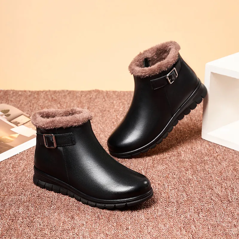 AOKANG Ankle Boots Women's Black-3