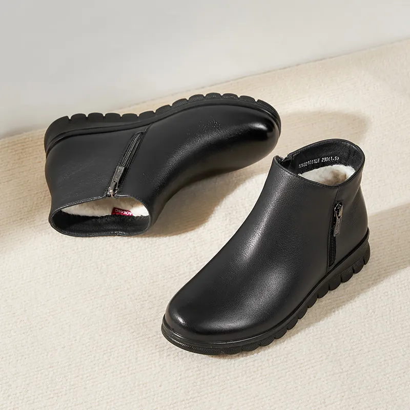 AOKANG Ankle Boots Women's ' Currently Out Of Stock '-3