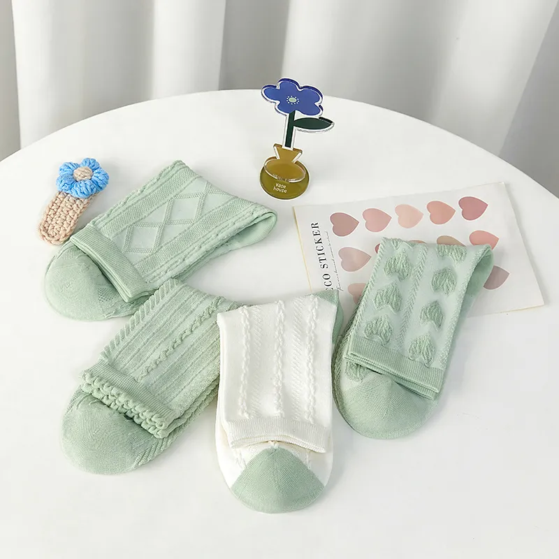 BIOSERICA ERA Mid Calf Socks Women's 4 Pack-5