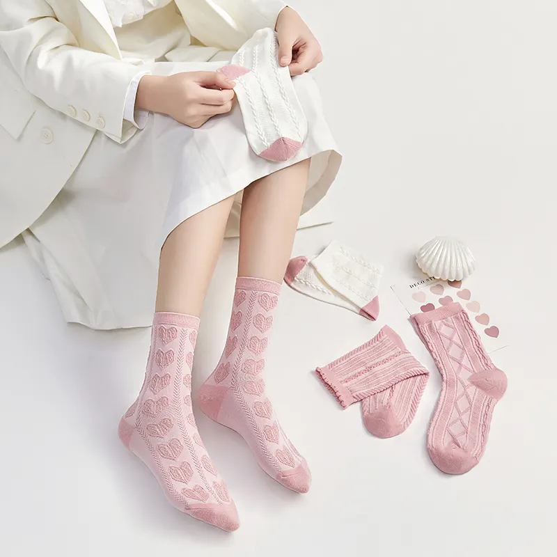 BIOSERICA ERA Mid Calf Socks Women's 4 Pack-4
