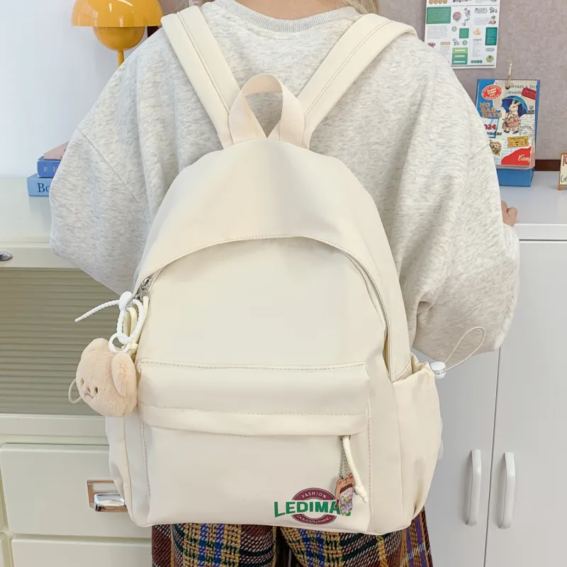 WICKBUEN Nylon Fabric Backpack Unisex Multicolor-5