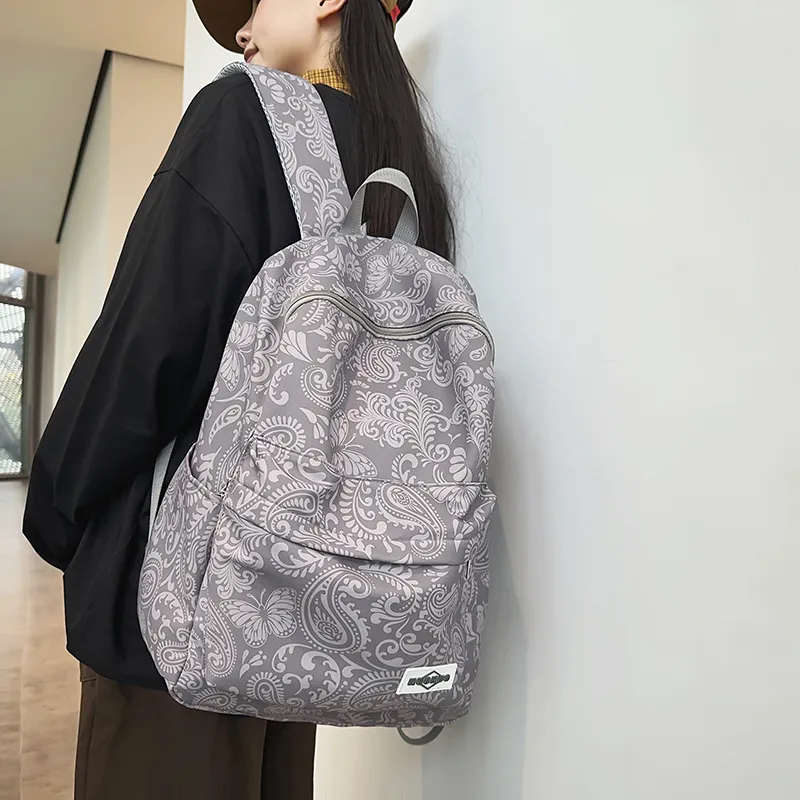 WICKBUEN Nylon Backpack Unisex Multicolor-15