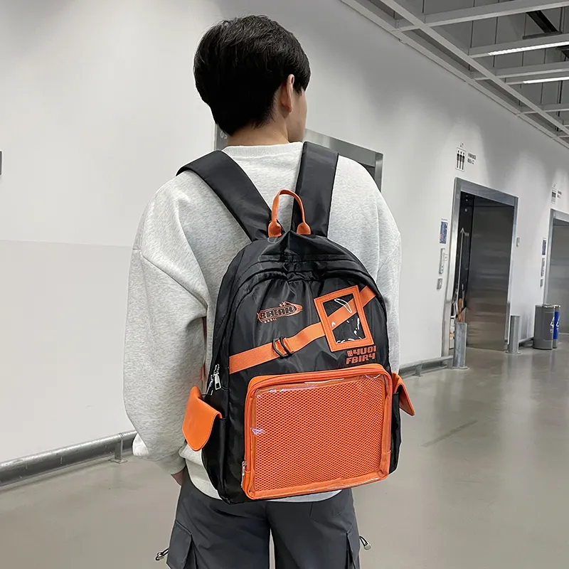 WICKBUEN Nylon Backpack Unisex Multicolor-16