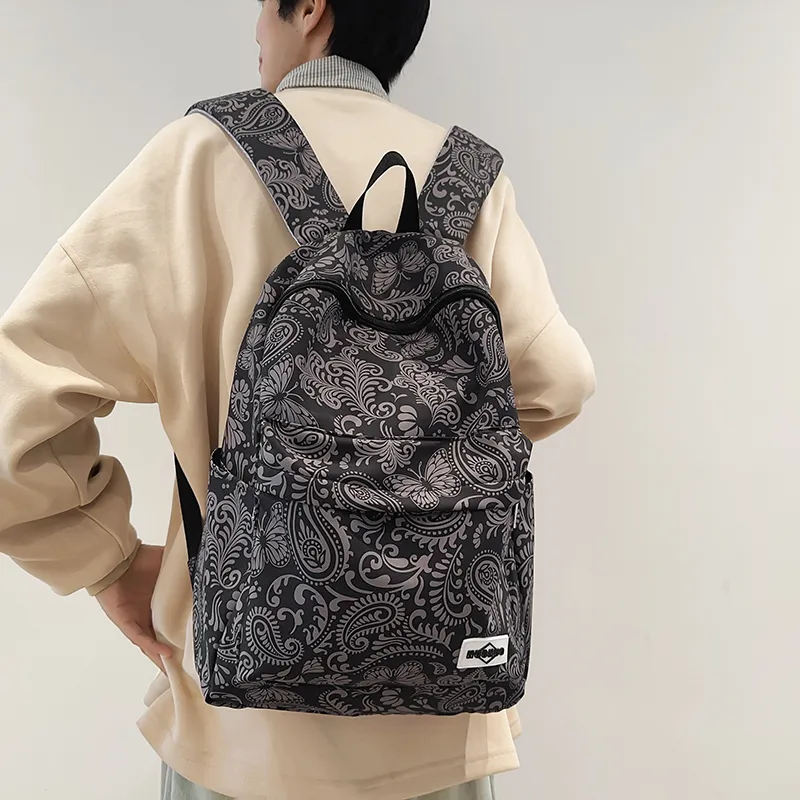WICKBUEN Nylon Backpack Unisex Multicolor-5