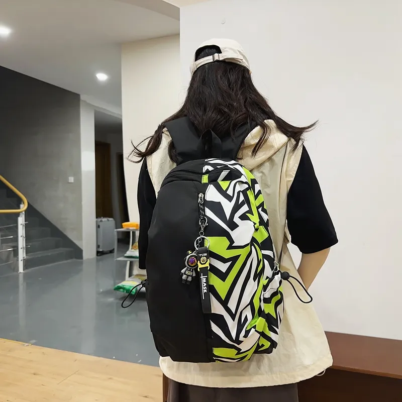 WICKBUEN Nylon Backpack Unisex Multicolor-2
