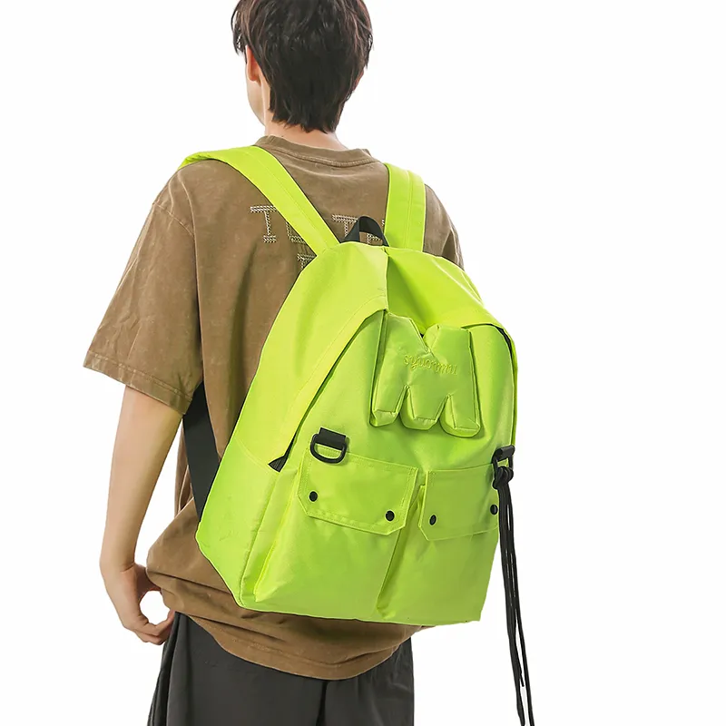 WICKBUEN Nylon Backpack Unisex Multicolor-15