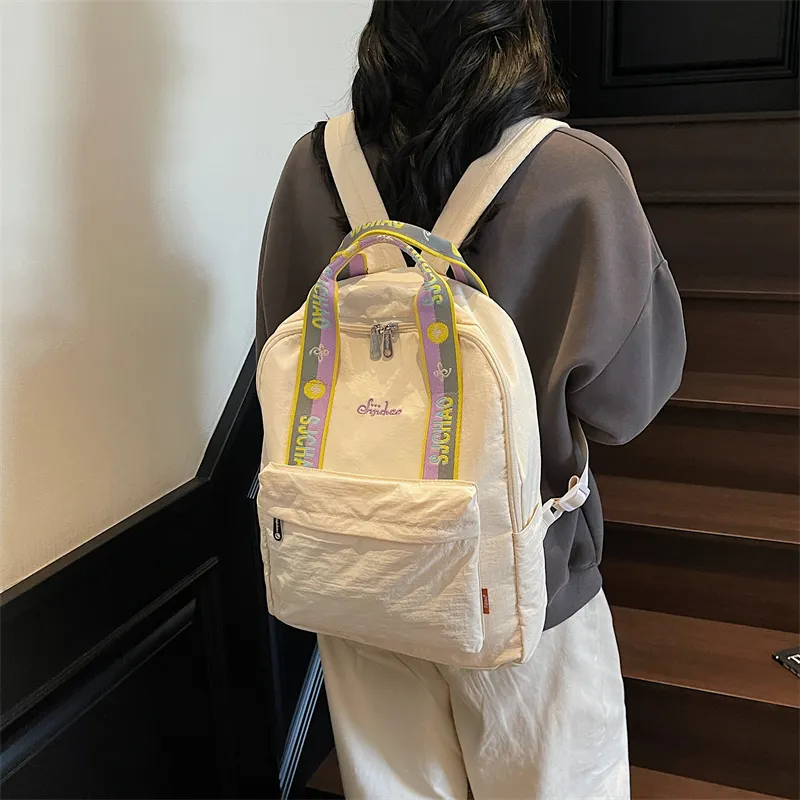 WICKBUEN Canvas Backpack Unisex Multicolor-10