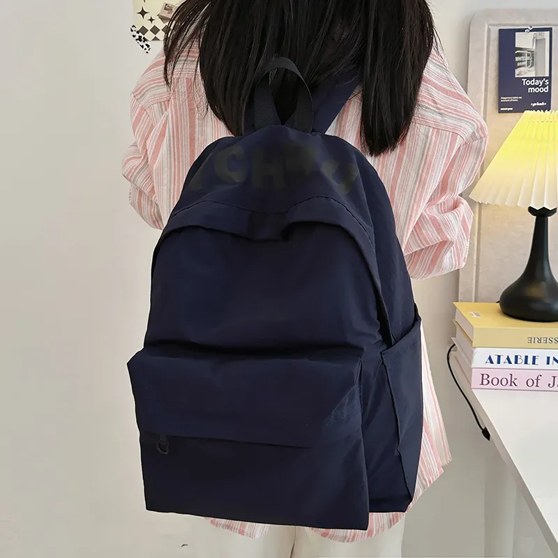 WICKBUEN Nylon Backpack Regular Unisex Green/White/Red/Black/Blue-22