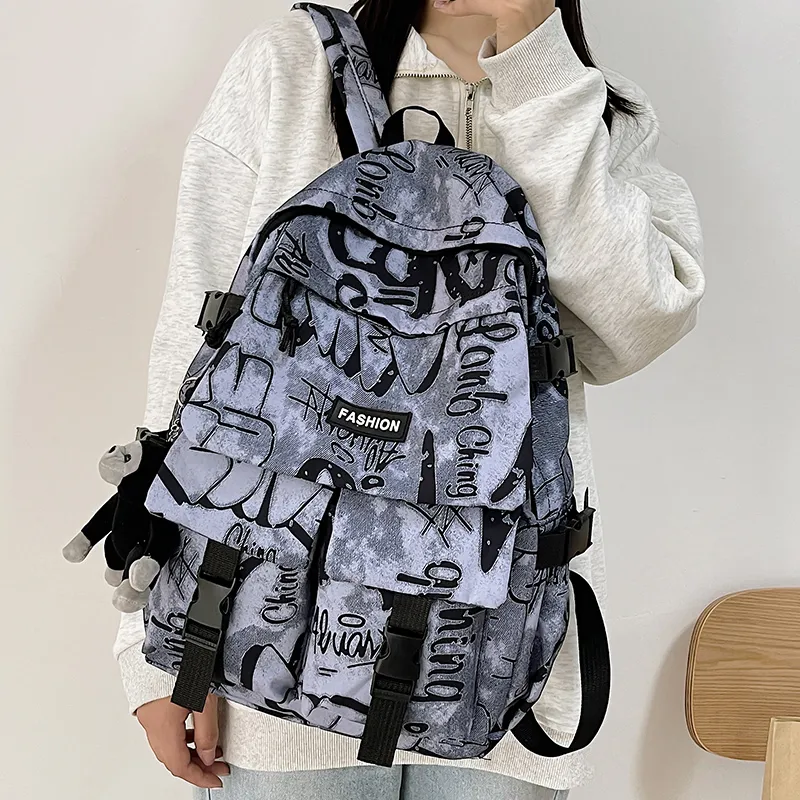 WICKBUEN Nylon Backpack Unisex Multicolor-14