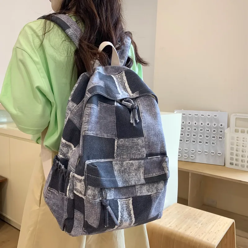 WICKBUEN Canvas Backpack Unisex Multicolor-9