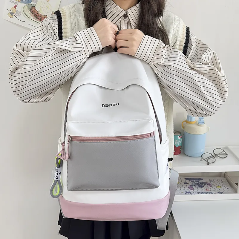 WICKBUEN Nylon Backpack Unisex Multicolor-1