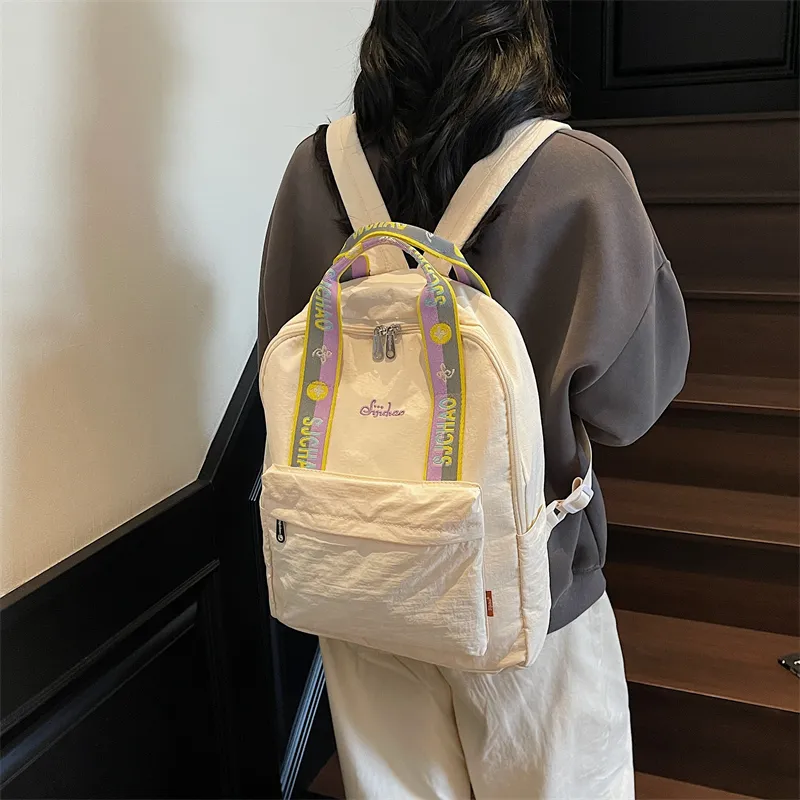 WICKBUEN Canvas Backpack Unisex Multicolor-11