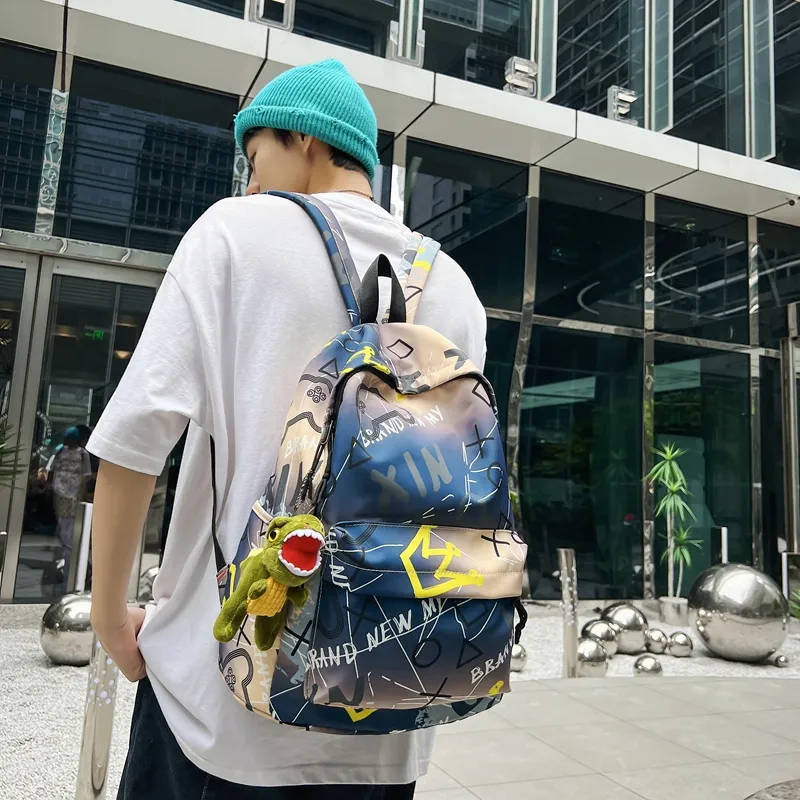 WICKBUEN Nylon Backpack Unisex Multicolor-16
