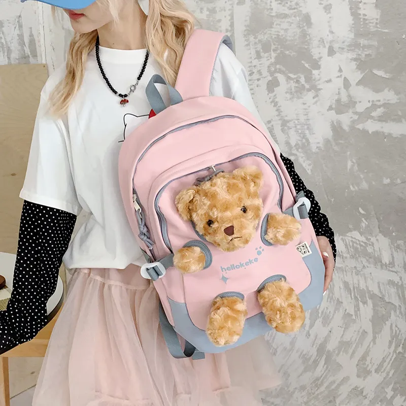 WICKBUEN Nylon Fabric Backpack Women's Multicolor-26