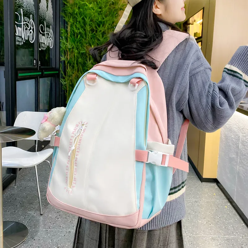 WICKBUEN Nylon Backpack Unisex Multicolor-1