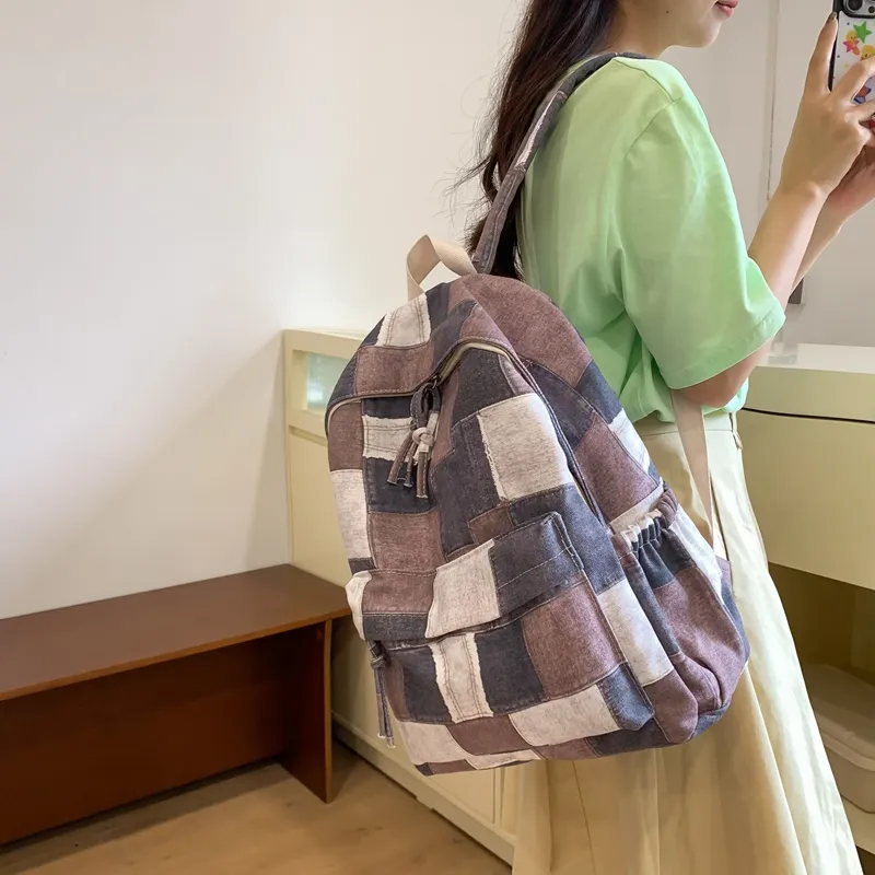 WICKBUEN Canvas Backpack Unisex Multicolor-22