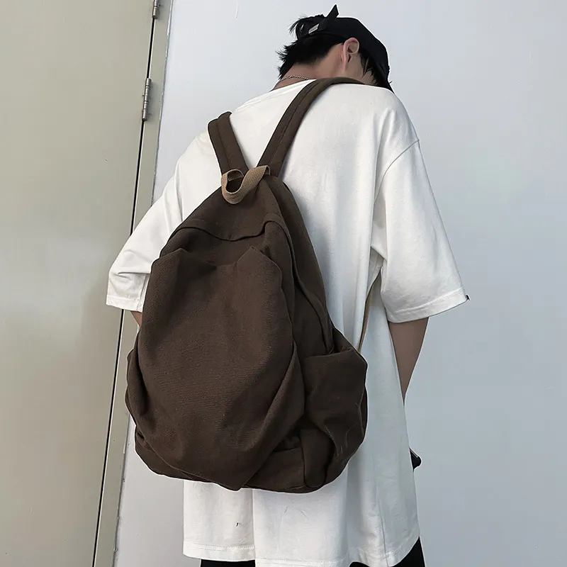 WICKBUEN Washable Canvas Backpack Unisex Multicolor-20