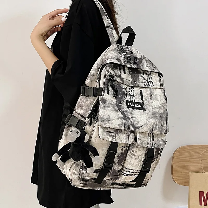 WICKBUEN Nylon Backpack Unisex Multicolor-4