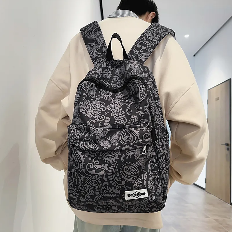 WICKBUEN Nylon Backpack Unisex Multicolor-4