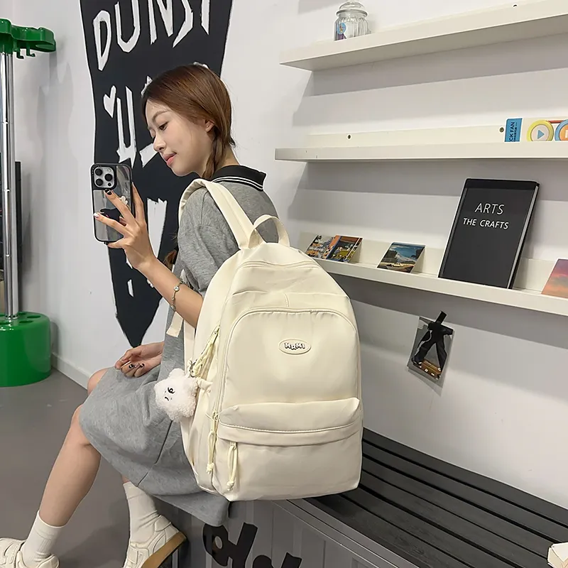 WICKBUEN Nylon Backpack Regular Unisex Multicolor-11