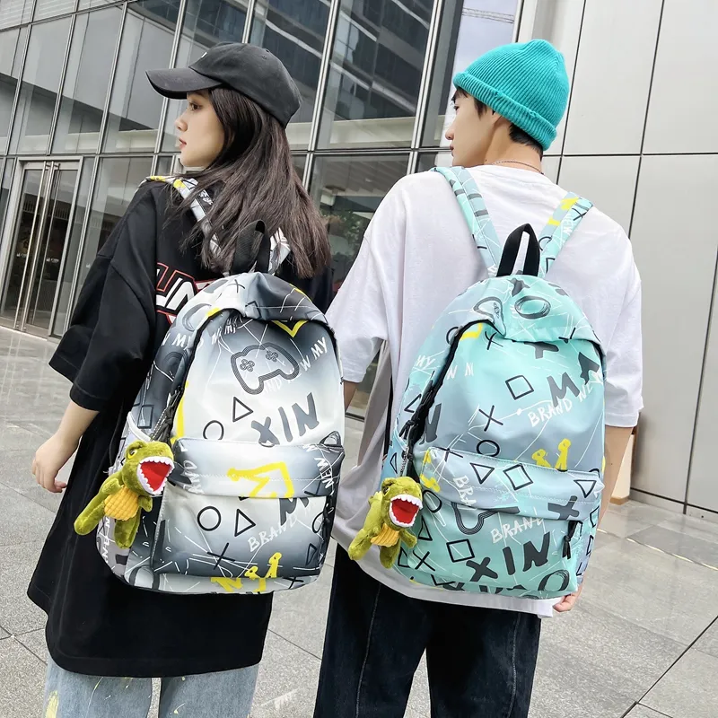 WICKBUEN Nylon Backpack Unisex Multicolor-7