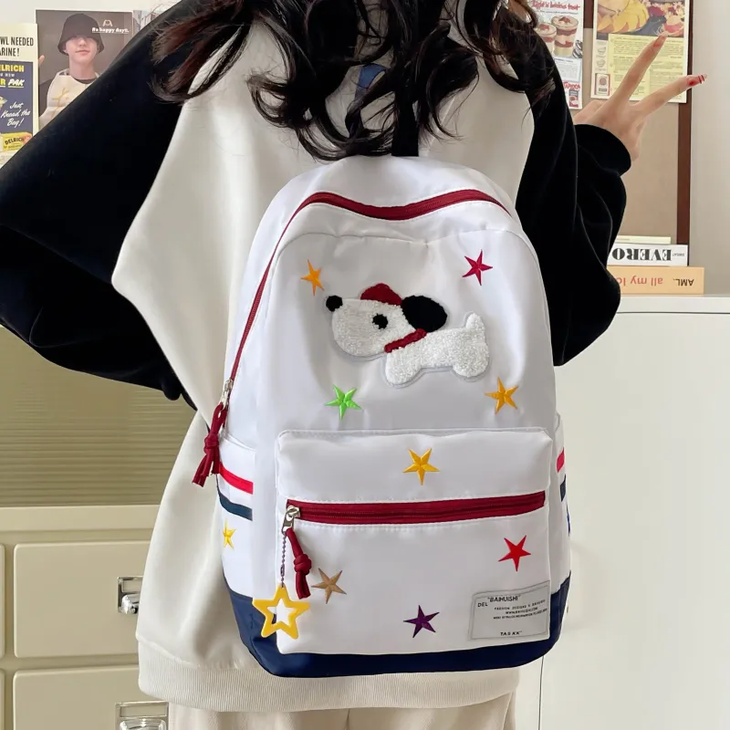 WICKBUEN Nylon Backpack Women's White-1