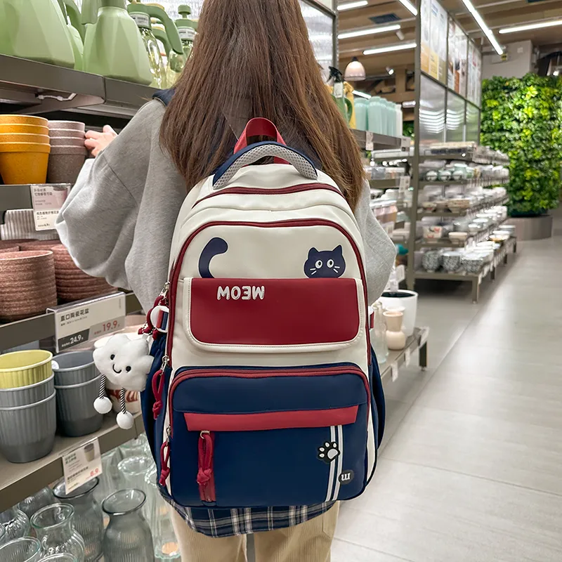 WICKBUEN Nylon Backpack Unisex Multicolor-1