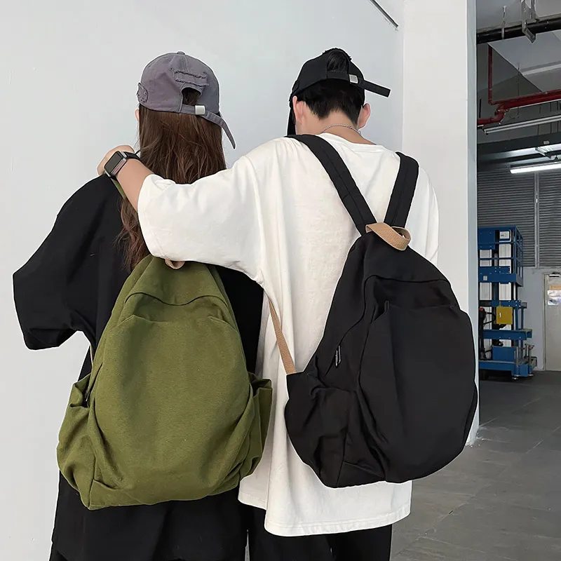 WICKBUEN Washable Canvas Backpack Unisex Multicolor-4